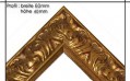 Holzrahmen Prunkrahmen Florence Gold - Profilbreite 60mm. Der Rahmen wird zur Selbstmontage* geliefert.