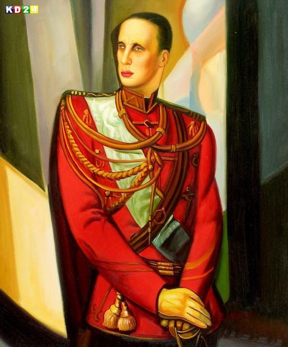 Homage of Tamara de Lempicka - Der Großherzog Gabriel c78212 50x60cm Ölgemälde
